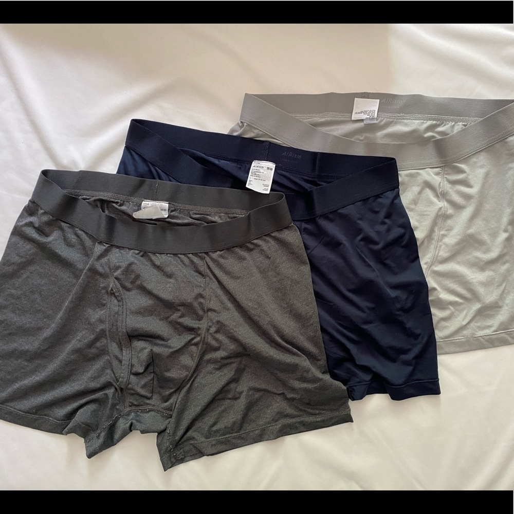 Uniqlo Airism Boxer Briefs - large, set of three